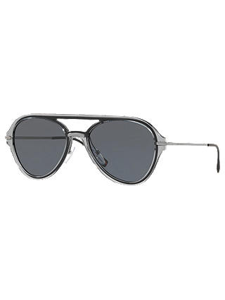 Prada 04TS 57 Men's Polarised Aviator Sunglasses
