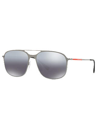 Prada 53TS 56 Men's Aviator Sunglasses