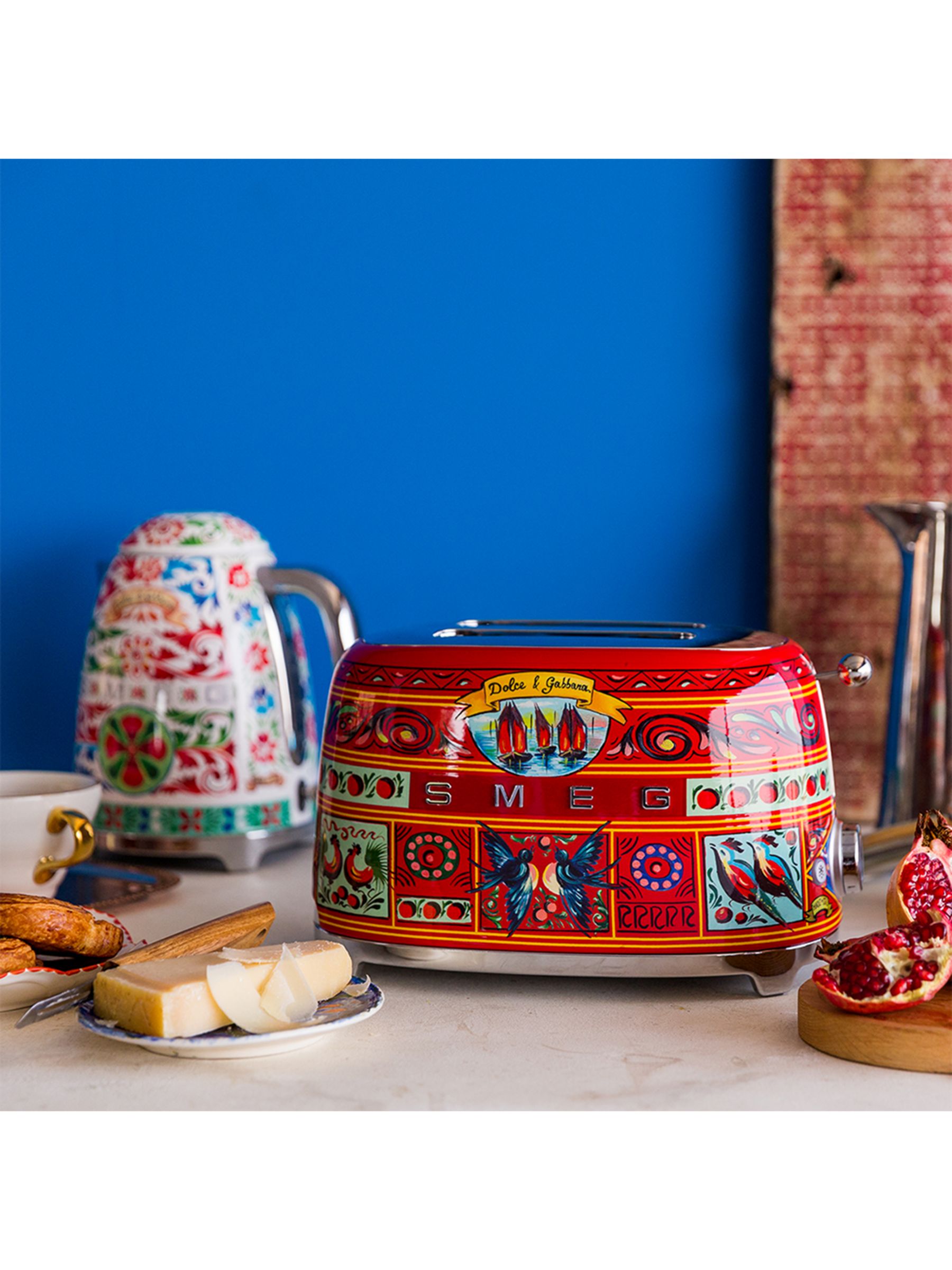 dolce and gabbana smeg kettle and toaster