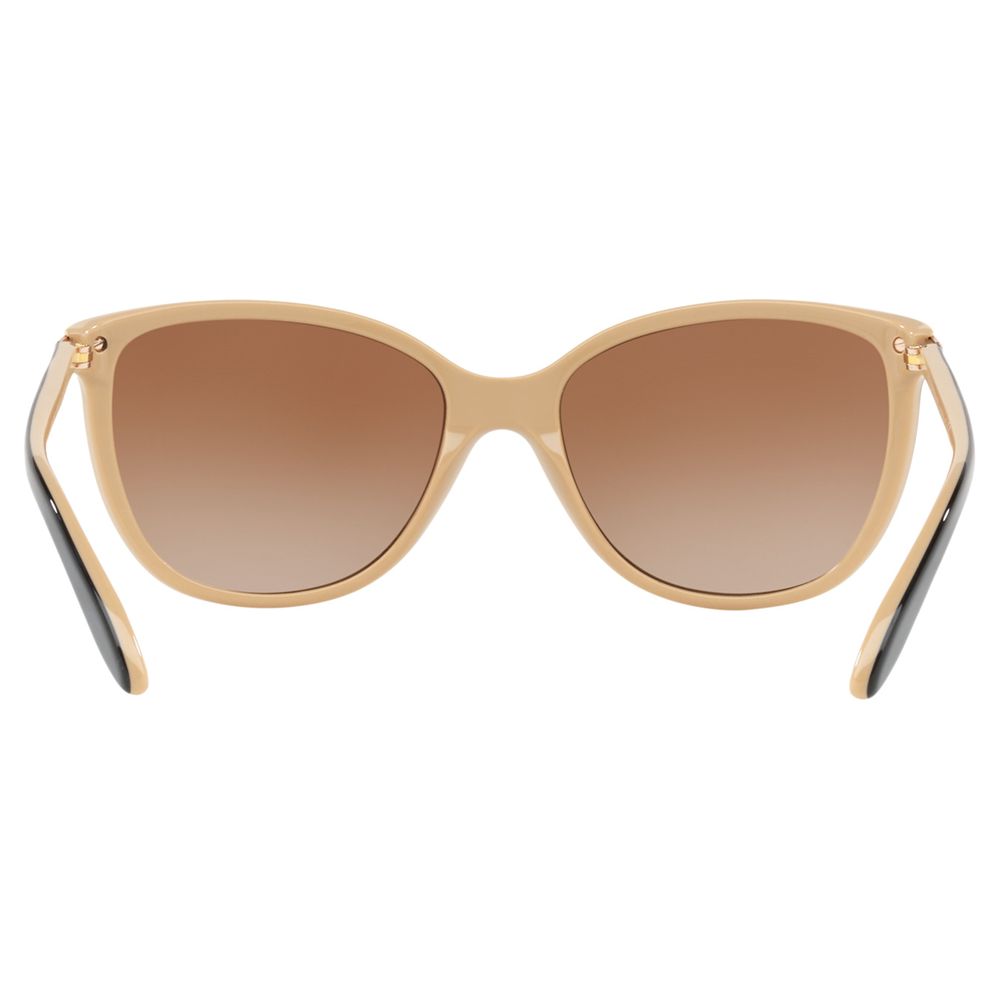 Ralph RA5160 Women's Rectangular Sunglasses, Black/Brown Gradient at