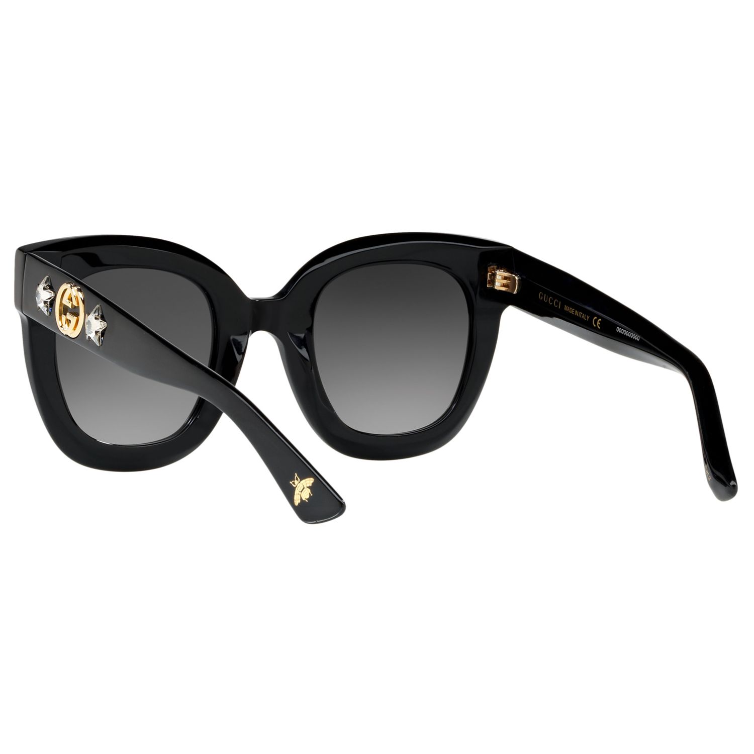 Buy Gucci GG0208S Statement Oval Sunglasses Online at johnlewis.com