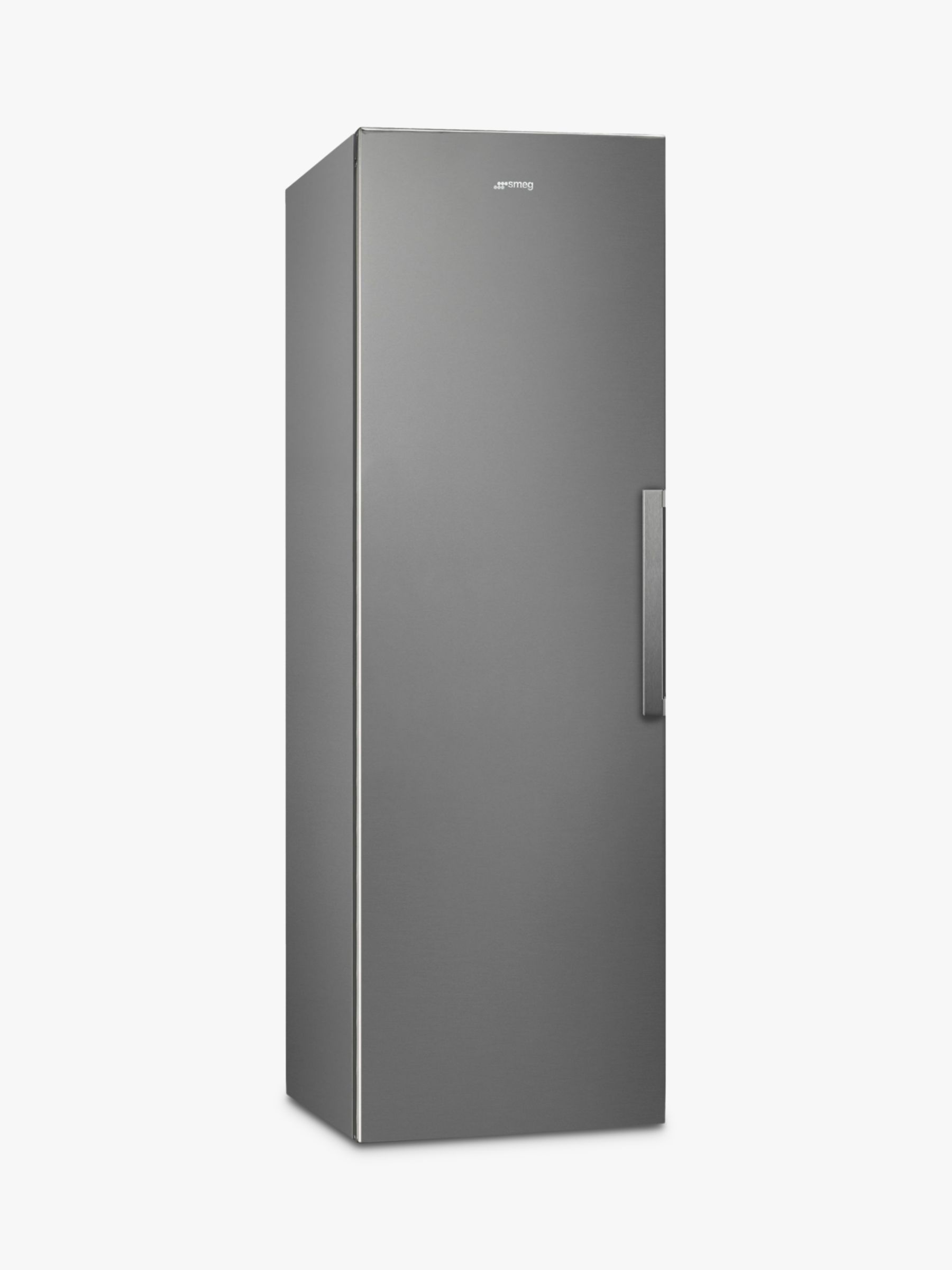 Smeg UK26PXNF4 Tall Freestanding Freezer, A+ Energy Rating, 60cm Wide, Silver