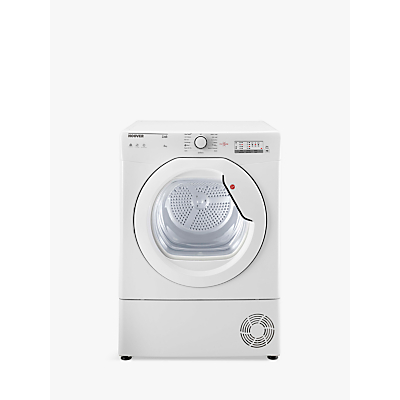 Hoover HLC8LG-80 Freestanding Condenser Tumble Dryer with NFC, 8kg Load, B Energy Rating, White