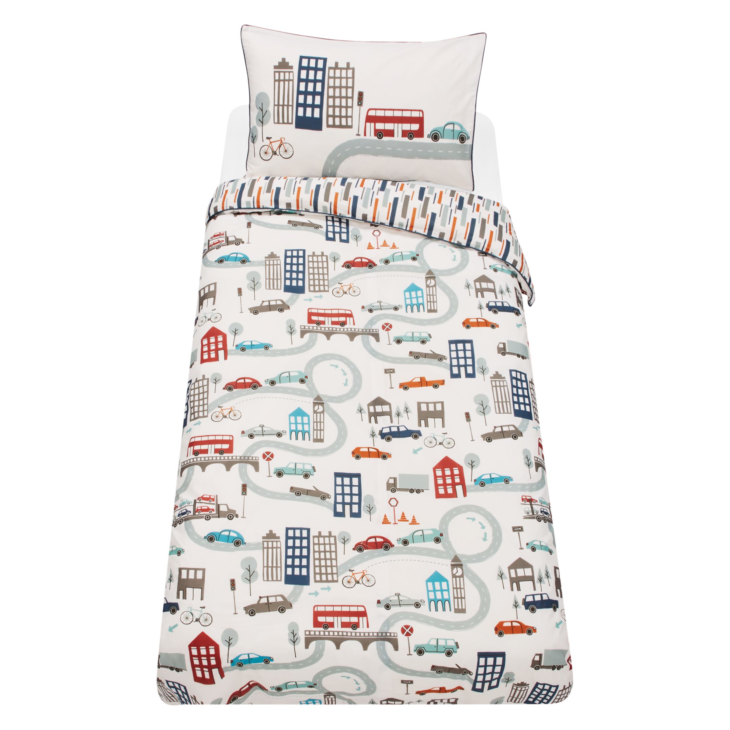 Little Home At John Lewis City Reversible Duvet Cover And