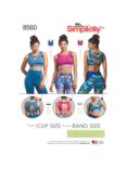 Simplicity Women's Sports Bra Sewing Pattern, 8560