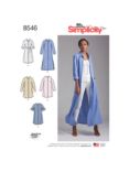 Simplicity Women's Shirt Dress Sewing Pattern, 8546