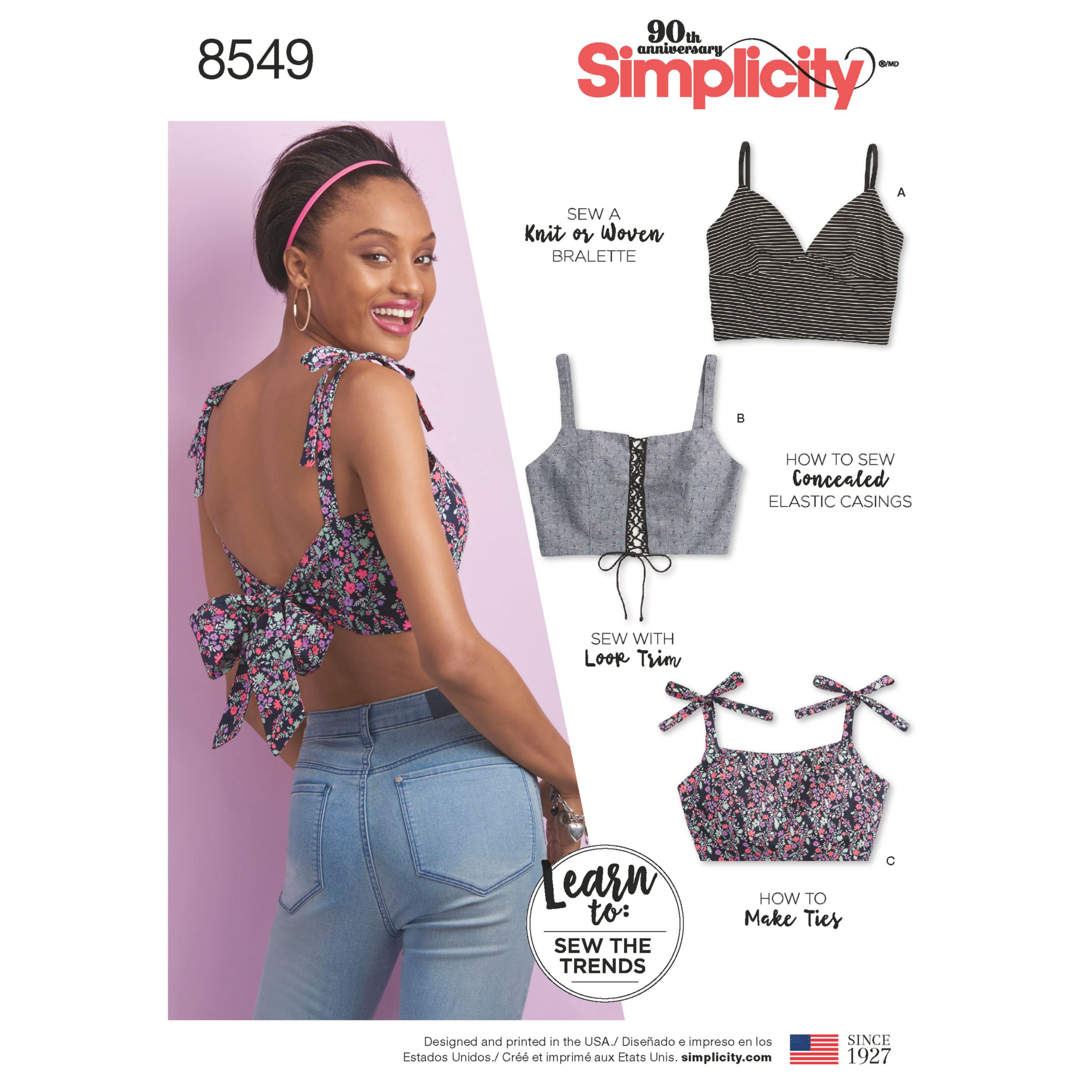 Simplicity Pattern 5555 Wrap and tie halter —  - Sewing  Supplies