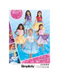 Simplicity Children's Disney Princess Skirts Sewing Pattern, 8627, 3-8