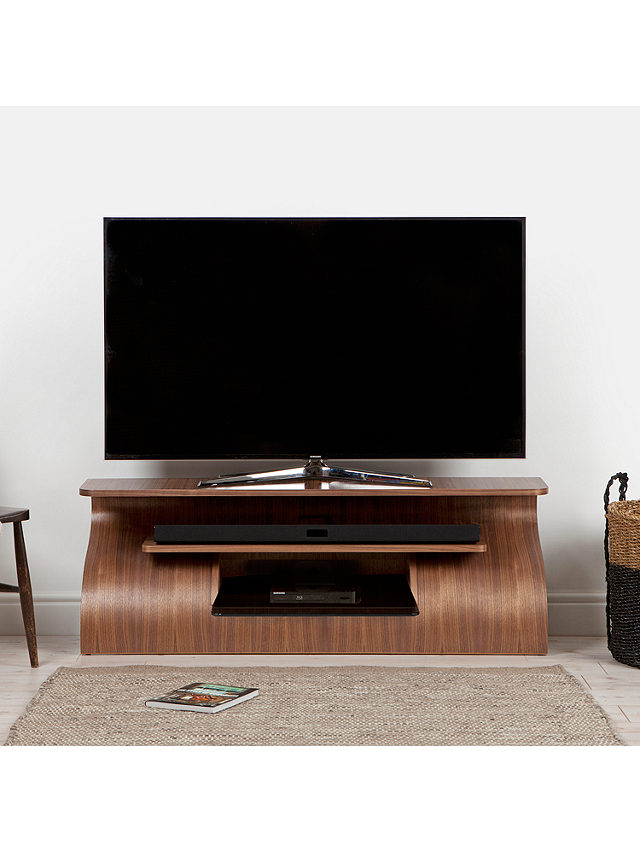 Tom Schneider Surge 1350 TV Stand for TVs up to 60", Natural Walnut