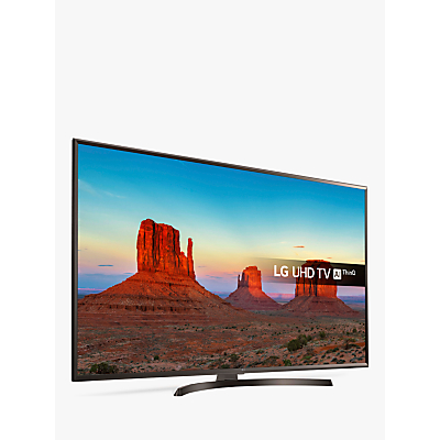 LG 65UK6400PLF LED HDR 4K Ultra HD Smart TV, 65 with Freeview Play/Freesat HD & Crescent Stand, Ultra HD Certified, Metallic Bronze