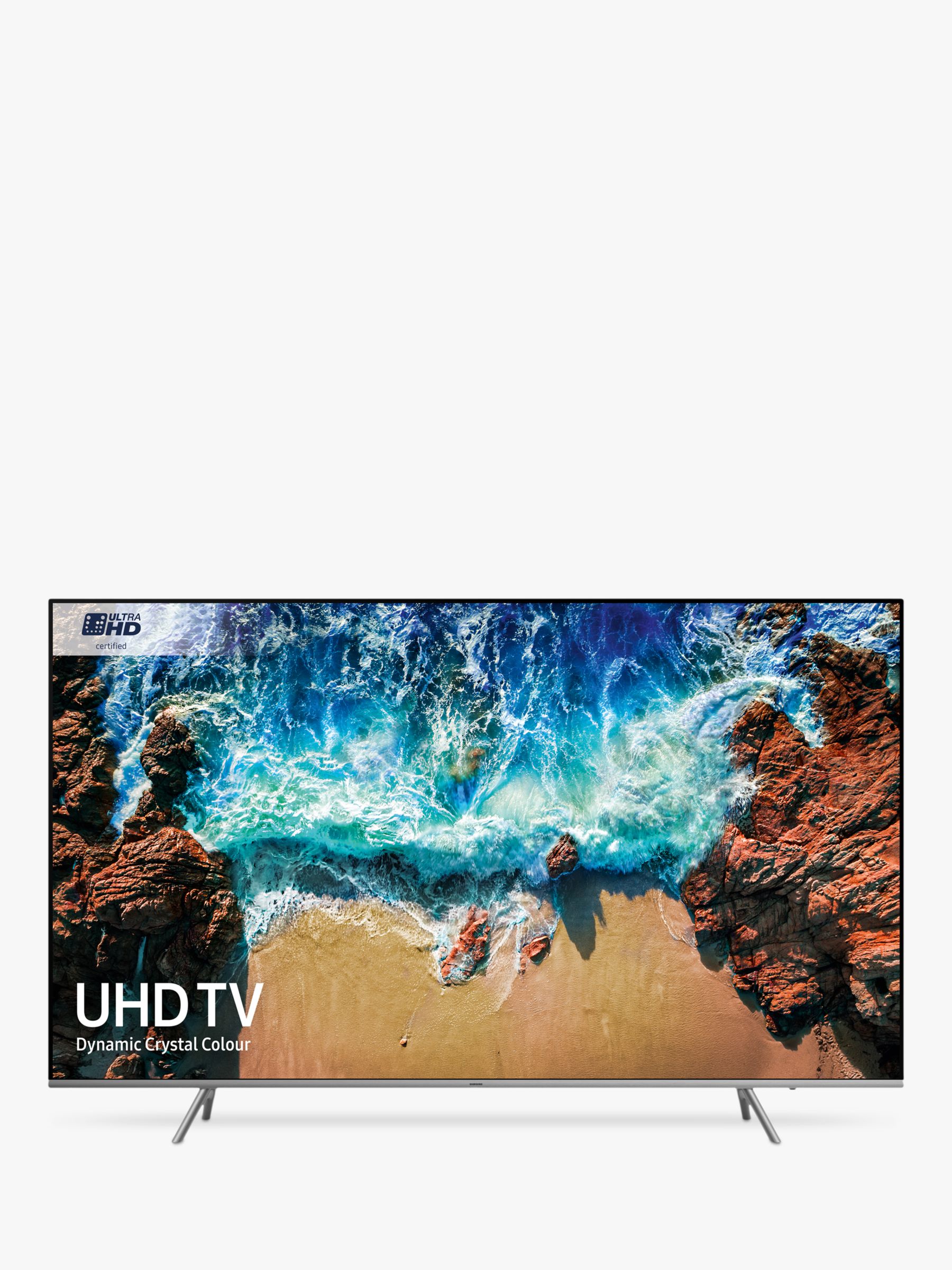 Samsung UE82NU8000 HDR Extreme 4K Ultra HD Smart TV, 82 with TVPlus/Freesat HD, Dynamic Crystal Colour & 360 Design, Ultra HD Certified, Black