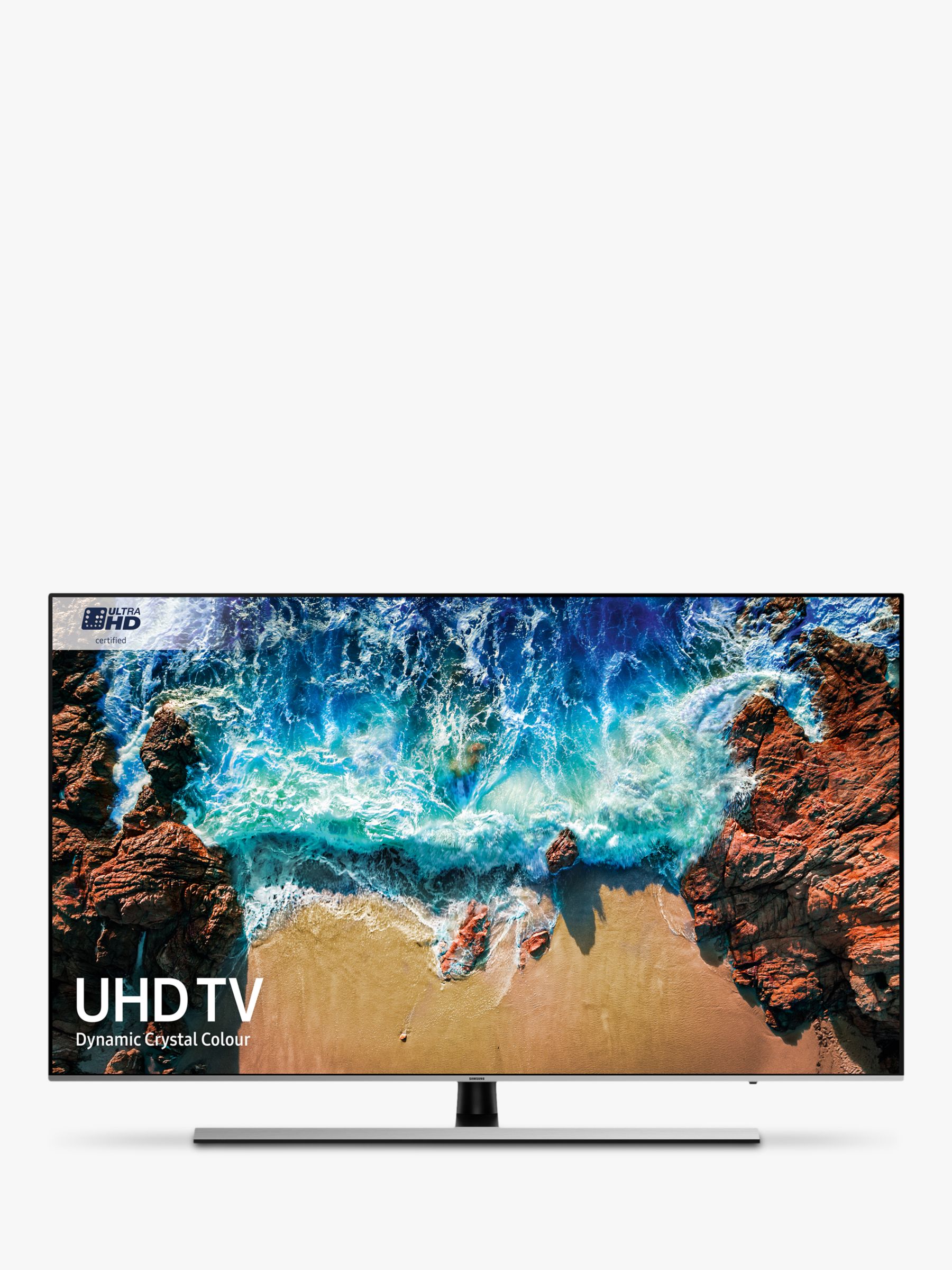 Samsung UE75NU8000 HDR Extreme 4K Ultra HD Smart TV, 75 with TVPlus/Freesat HD, Dynamic Crystal Colour & 360 Design, Ultra HD Certified, Black