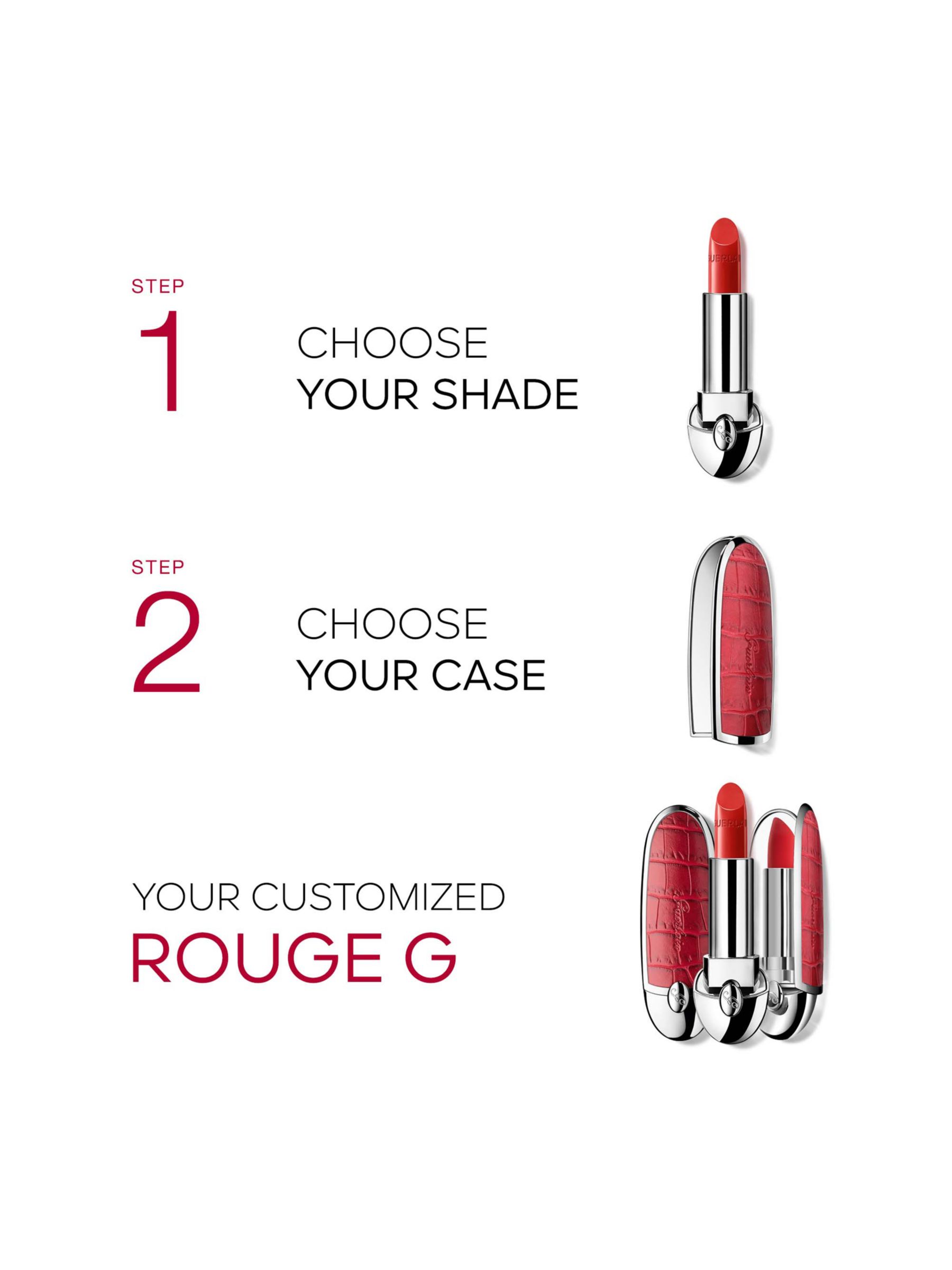 Guerlain Rouge G Lipstick – The Double Mirror Case, The Original 3