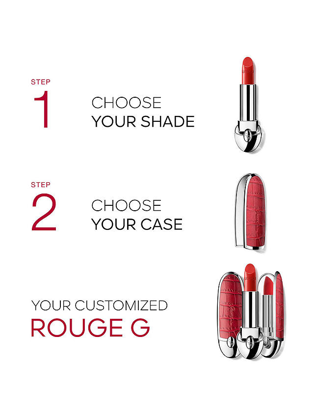 Guerlain Rouge G Lipstick – The Double Mirror Case, Minimal Chic 3