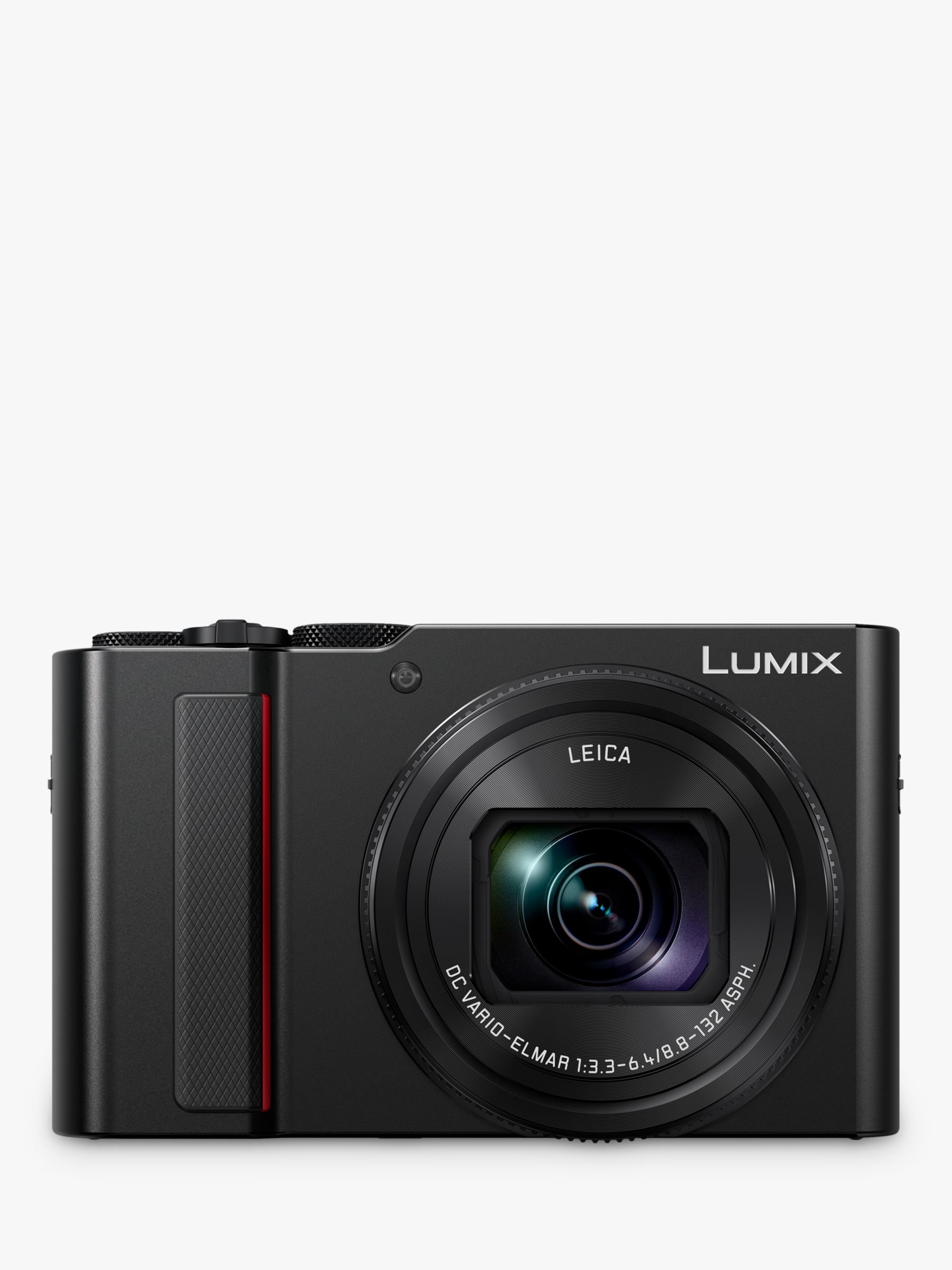 Panasonic Lumix DC-TZ200EB Digital Camera, 4K Ultra HD, 20.1MP, 15x Optical Zoom, Wi-Fi, EVF, 3 LCD Touch Screen, Black