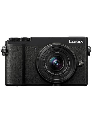 Panasonic Lumix DC-GX9 Compact System Camera with 12-32mm IS Lens, 3x Optical Zoom, 4K Ultra HD, 20.3MP, Wi-Fi, Bluetooth, Tiltable EVF, 3" Tiltable Touch Screen, Black