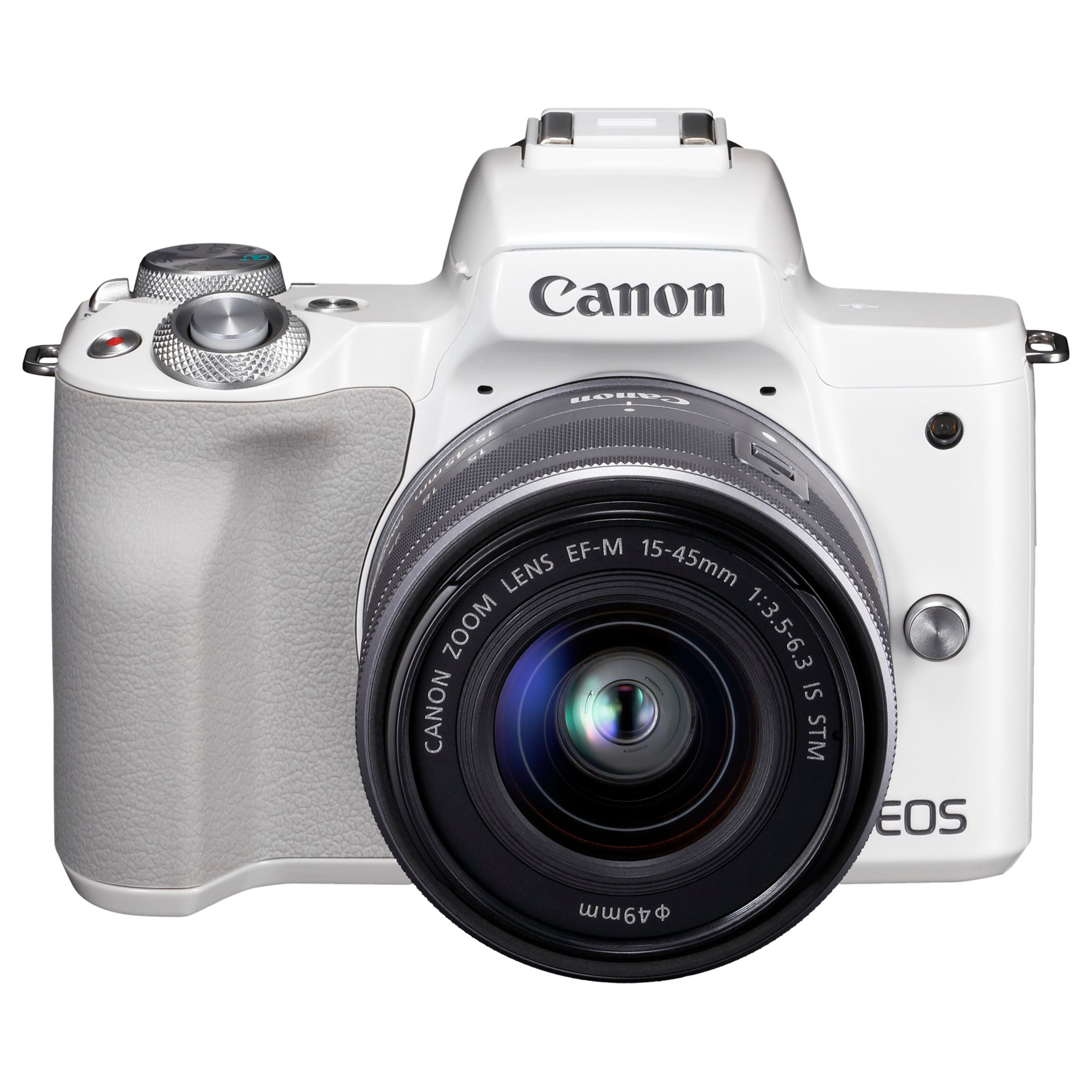 Canon EOS M50 Compact System Camera with EF-M 15-45mm f/3.5-6.3 IS STM lens, 4K Ultra HD, 24.1MP, Wi-Fi, Bluetooth, NFC, OLED EVF, 3 Vari-Angle Touch Screen