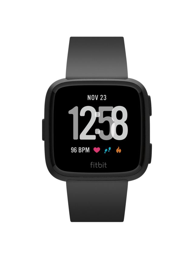 Fitbit Versa Fitness Watch Black Aluminium on Sale | bellvalefarms.com