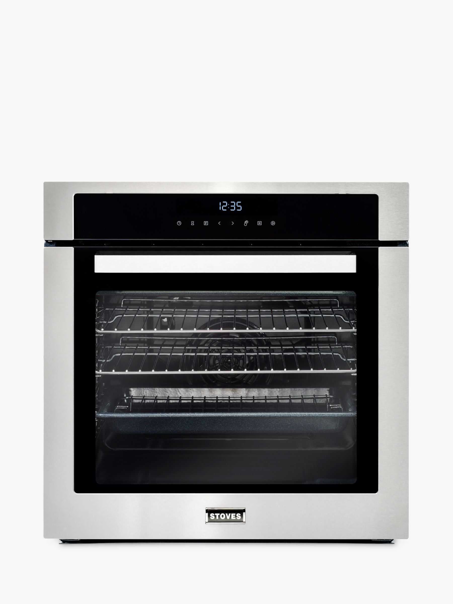 Stoves SEB602MFC Single Electric Oven, Stainless Steel