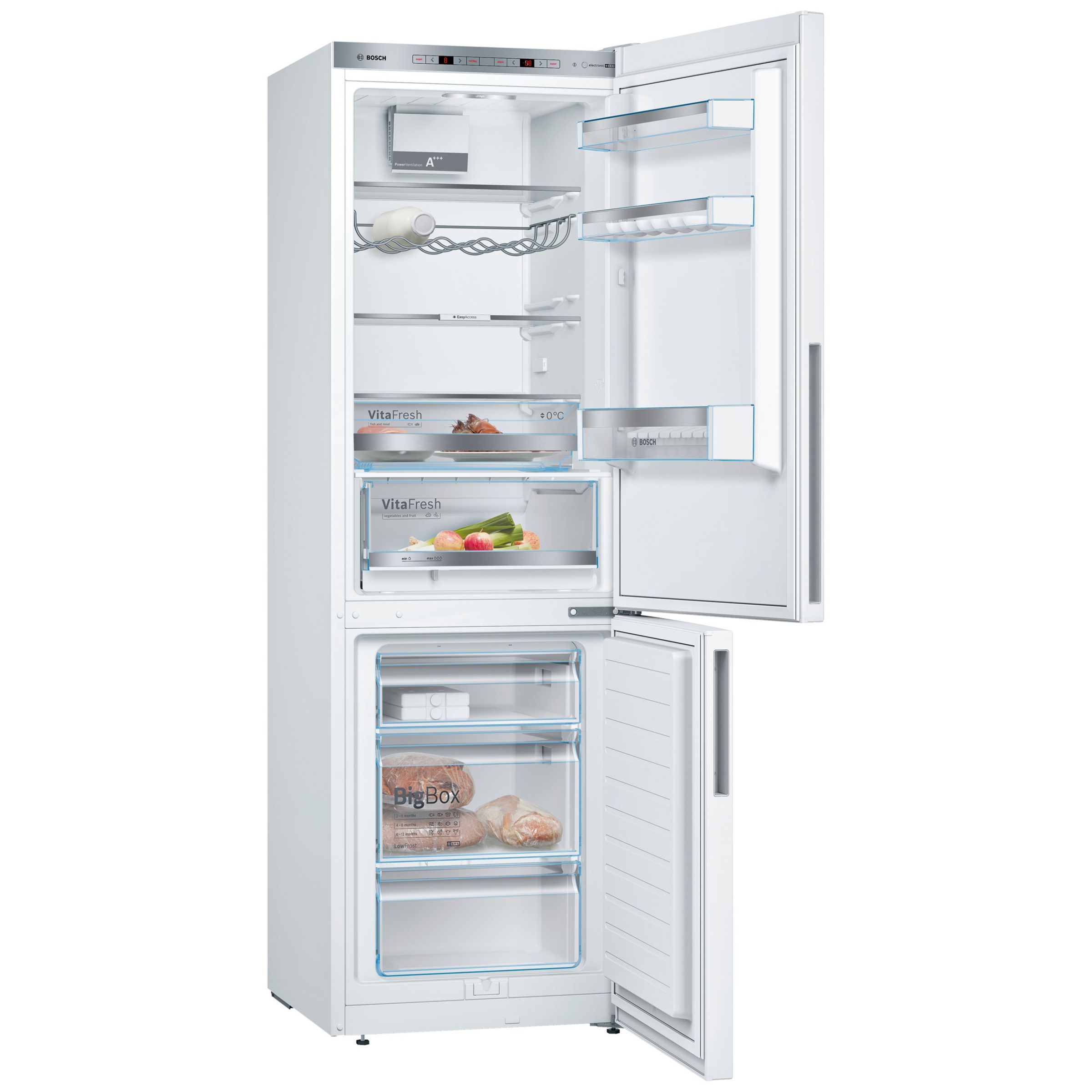 Bosch Kge36vw4a Freestanding Fridge Freezer A Energy Rating