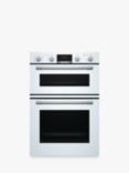 Bosch Series 4 MBS533BW0B Built In Electric Double Oven, White