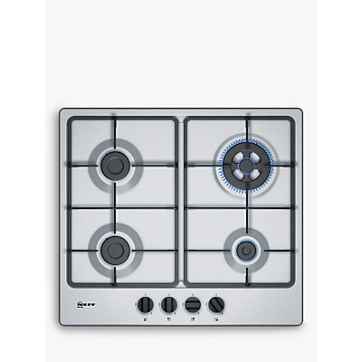 Neff T26BB56N0 Gas Hob, Stainless Steel