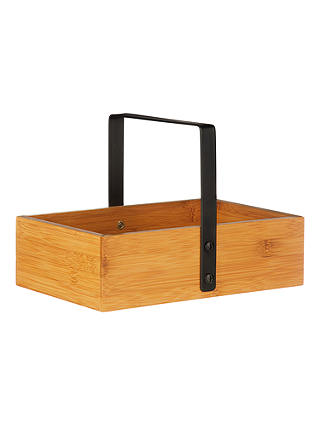 House by John Lewis Bamboo Storage Caddy