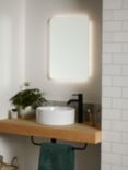 John Lewis & Partners Halo Colour Changing Illuminated Bathroom Mirror