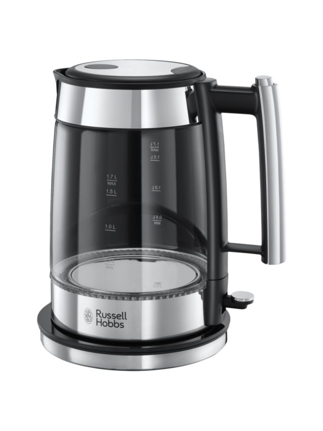 Russell Hobbs Black Cordless Kettle 1.7L, Kettles