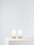 John Lewis ANYDAY Cara Glass Touch Lamps, Set of 2