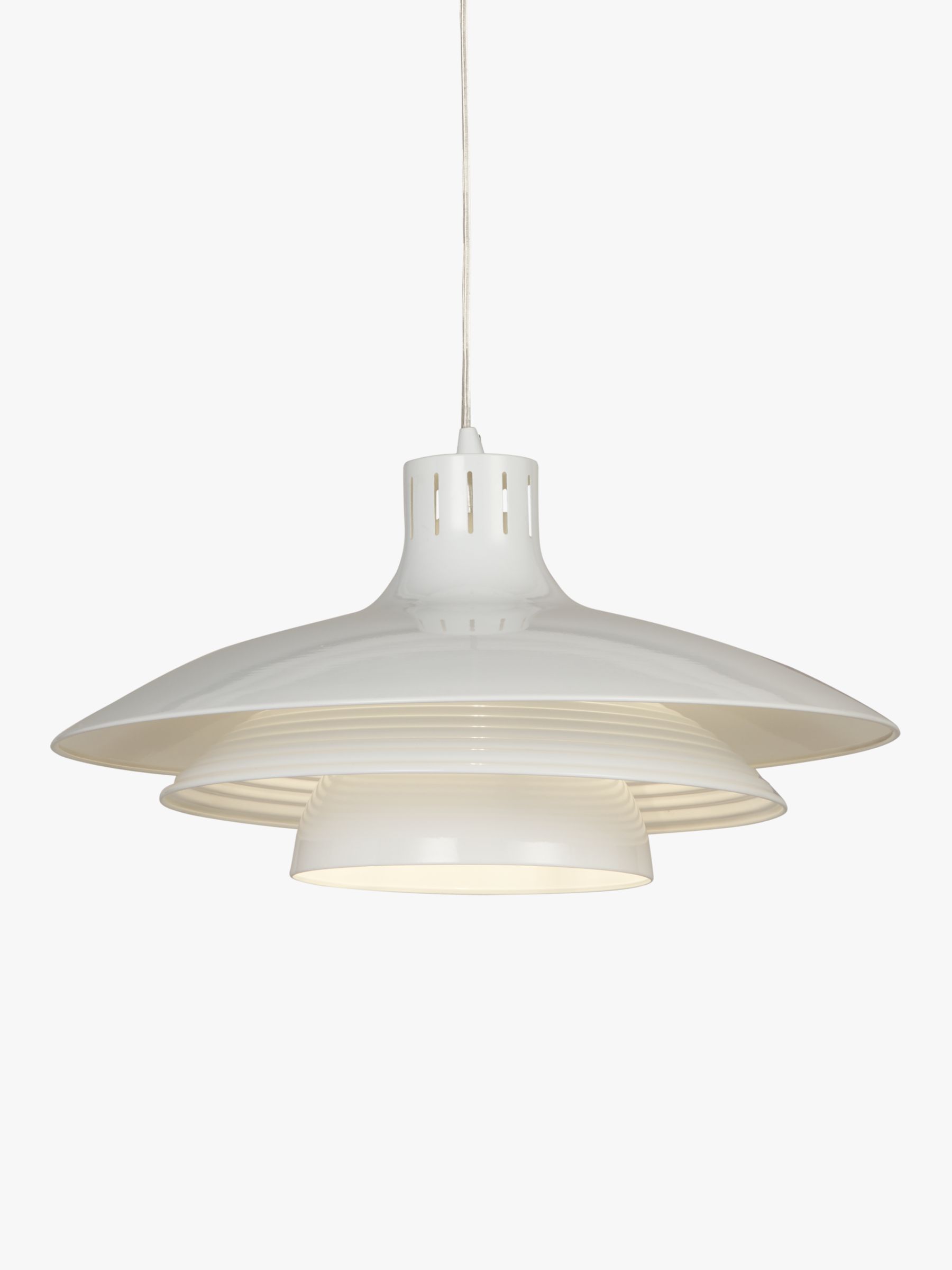 House By John Lewis Stockholm Large Ceiling Light White