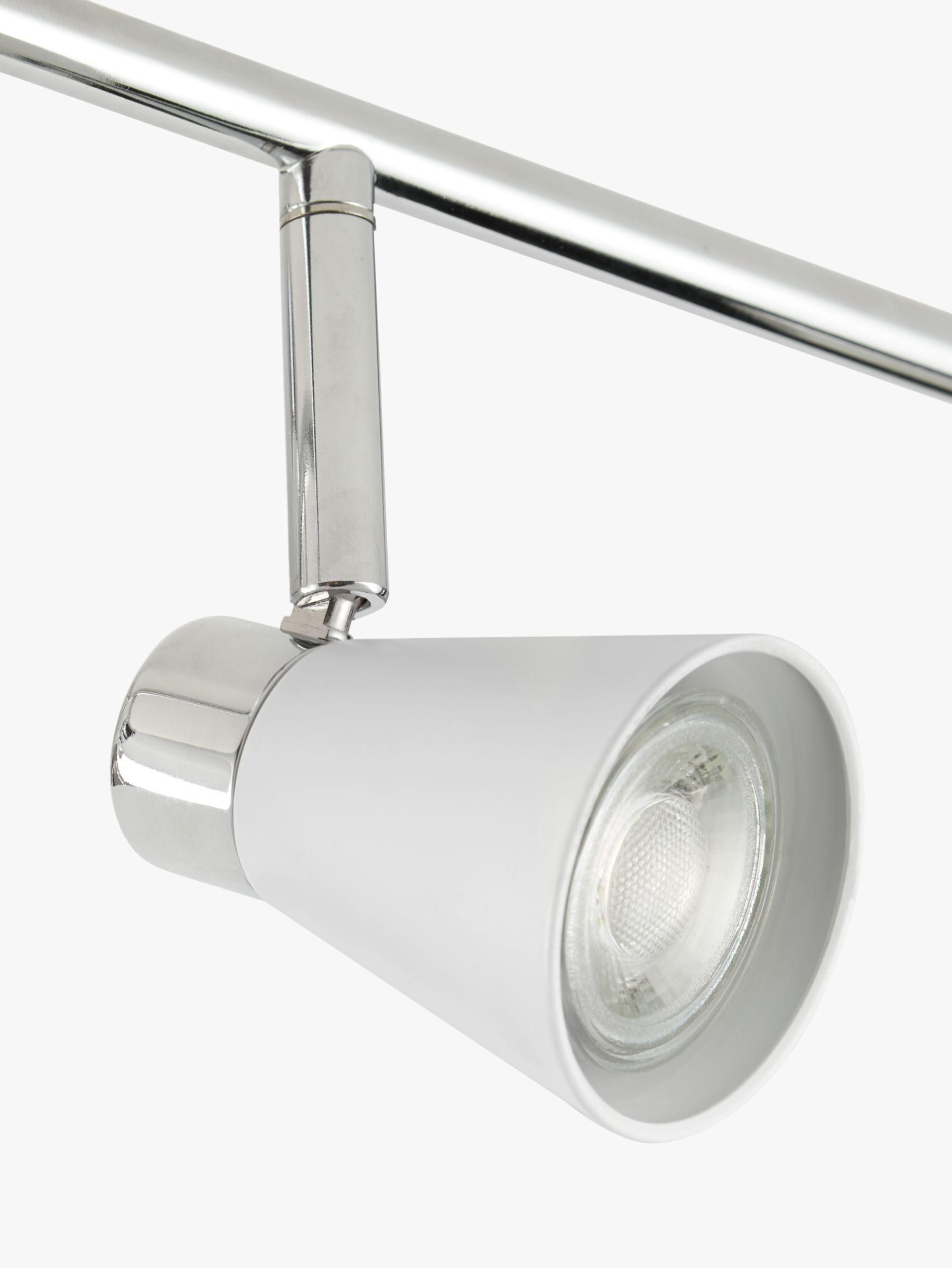 John Lewis Partners Logan Gu10 Led 6 Spotlight Ceiling Bar At