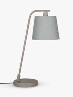 John Lewis ANYDAY Harry Table Lamp, Grey