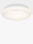 John Lewis Miles LED Flush Ceiling Light, White