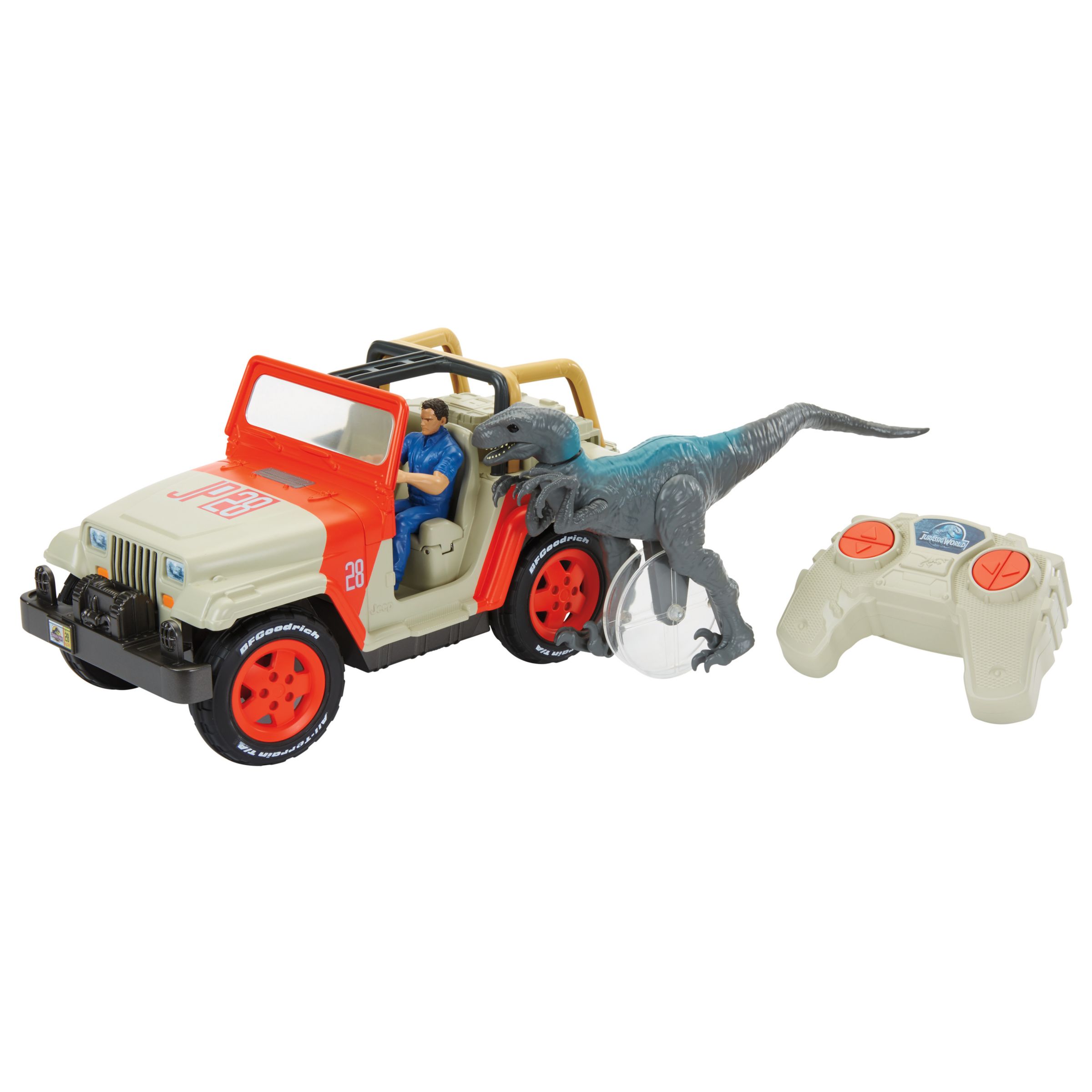 Jurassic World Remote Control Jeep Wrangler Raptor Attack