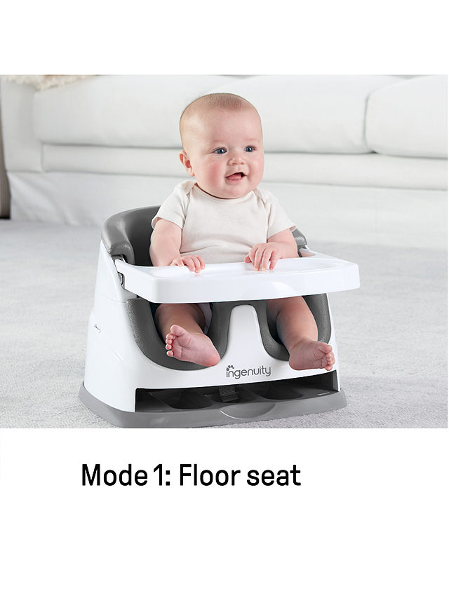 Ingenuity Baby Booster Feeding Seat, Slate Grey