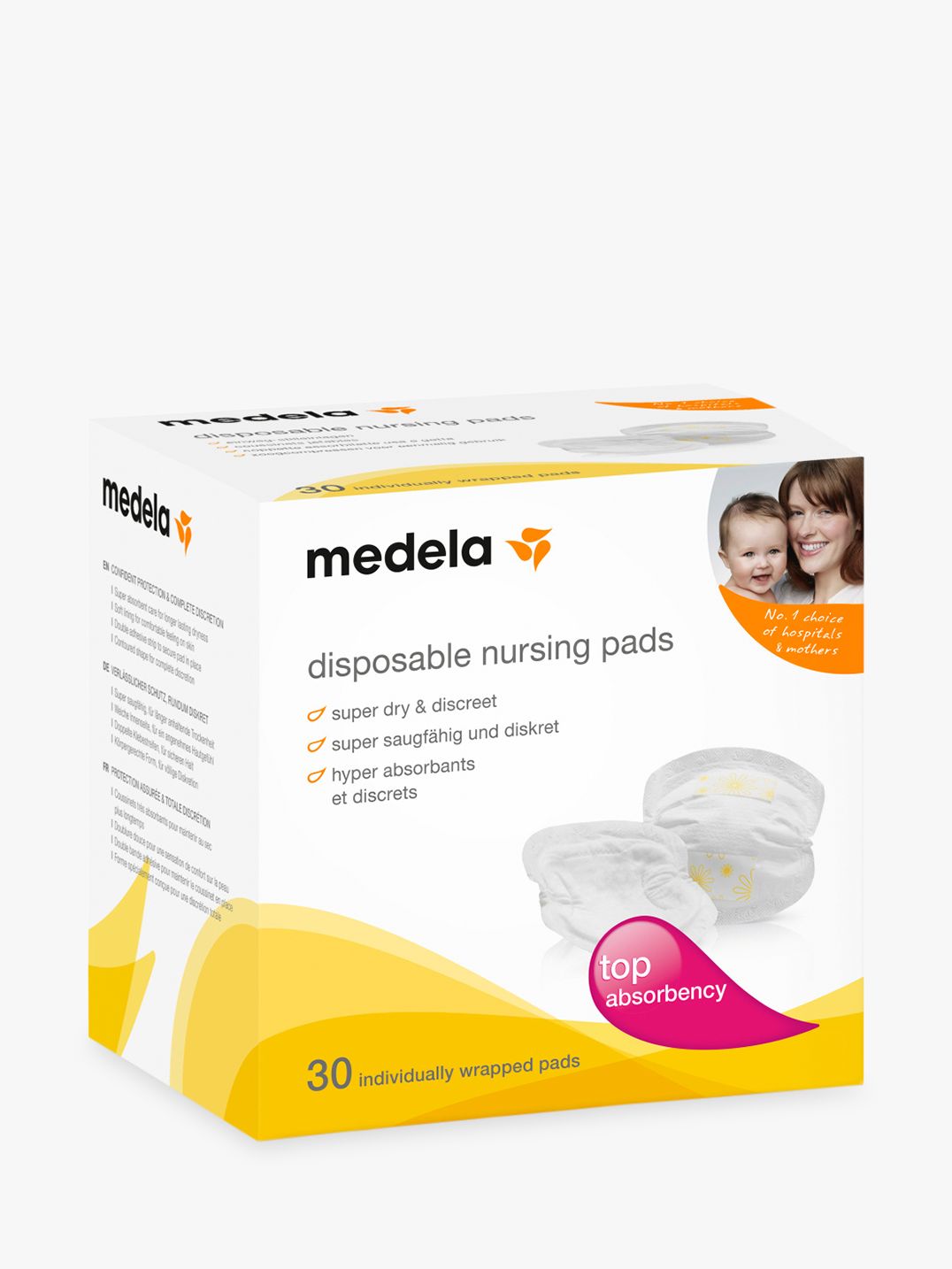 NEW!!! Medela Safe And Dry Ultra Thin Disposable Nursing Pads 240