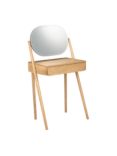 John Lewis Bow Dressing Table, Oak