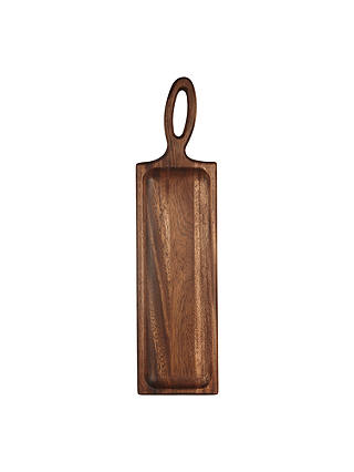 John Lewis & Partners Groove Wood Long Paddle Board, Natural, L56cm