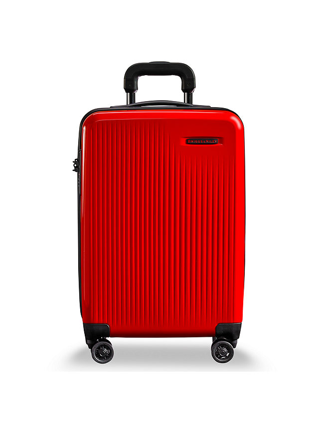 Briggs & Riley Sympatico 4-Wheel Expandable Domestic Cabin Suitcase, Fire Red