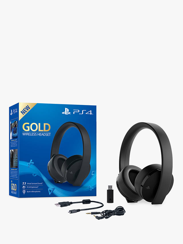 Zachte voeten speler eenvoudig Sony PS4 Gold Wireless Headset