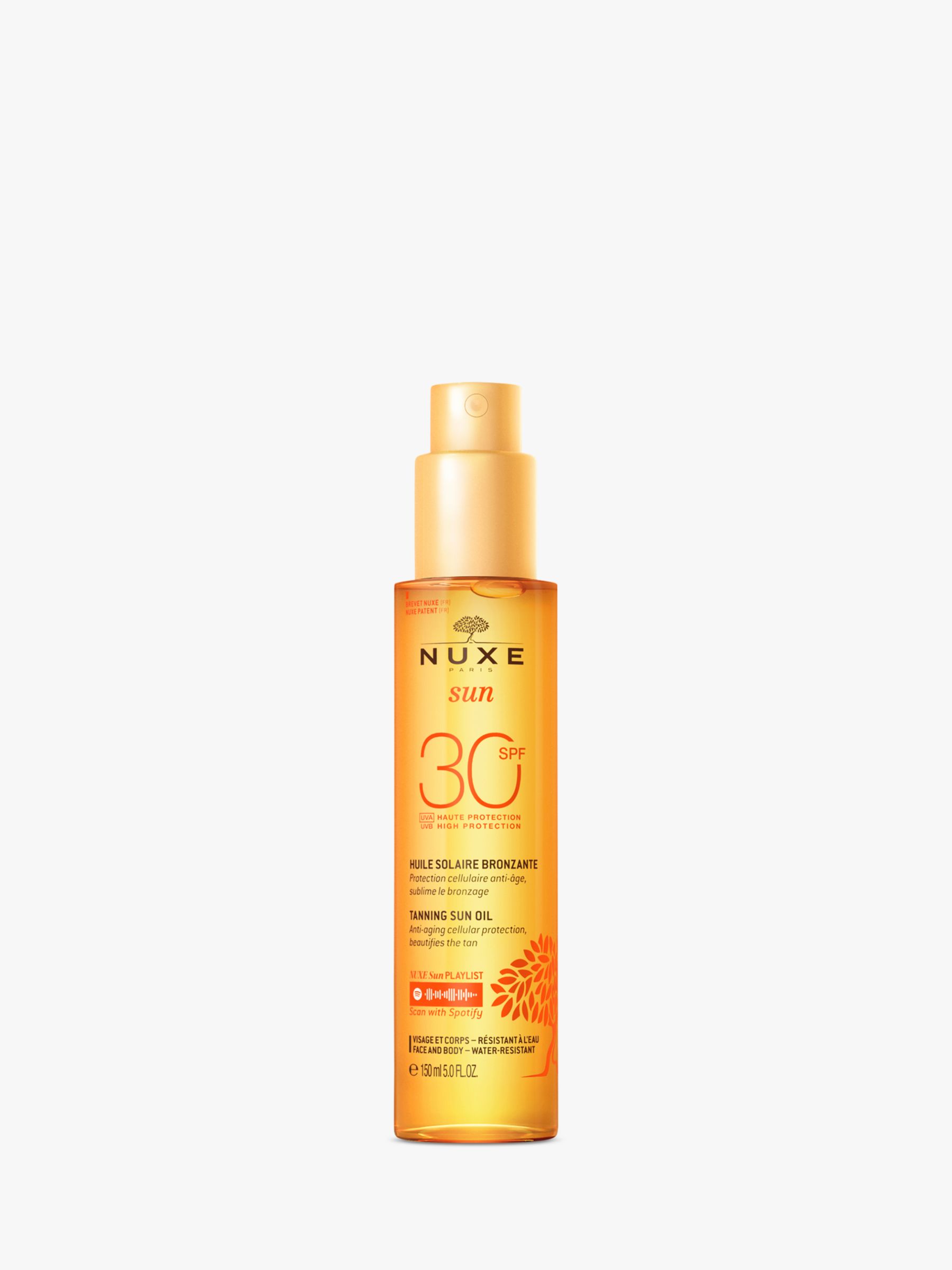 NUXE Sun Tanning Oil High Protection SPF 30 Face & Body, 150ml 1
