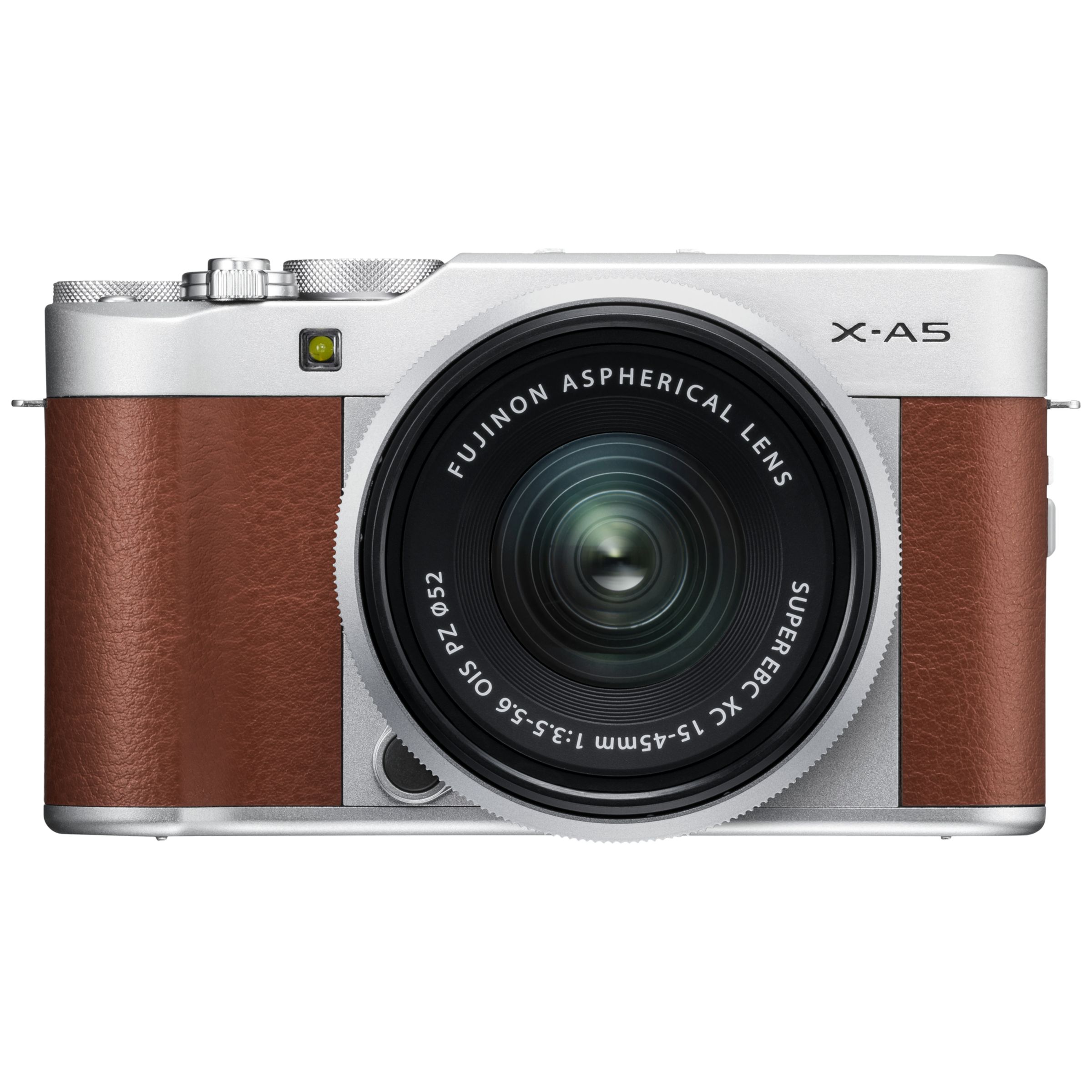Fujifilm X-A5 Compact System Camera with XC 15-45mm OIS Lens, 4K Ultra HD, 24.2MP, Wi-Fi, Bluetooth, 3” Tiltable LCD Touch Screen