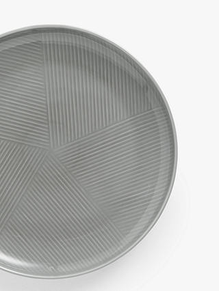 Design Project by John Lewis No.098 Coupe Dinner Plate, 28cm, Grey