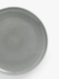 Design Project by John Lewis Porcelain Coupe Dinner Plate, 28cm, Grey