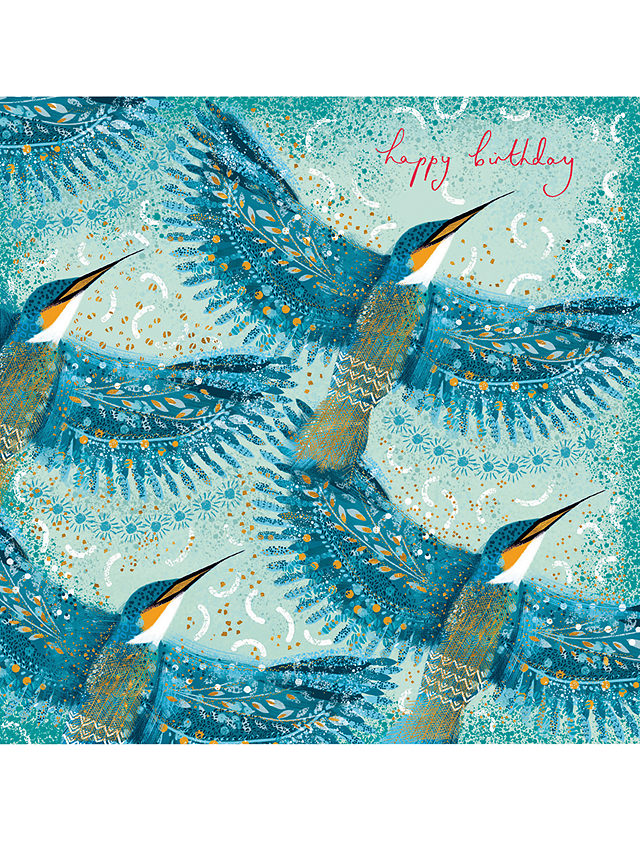 Woodmansterne Kingfishers Greeting Card