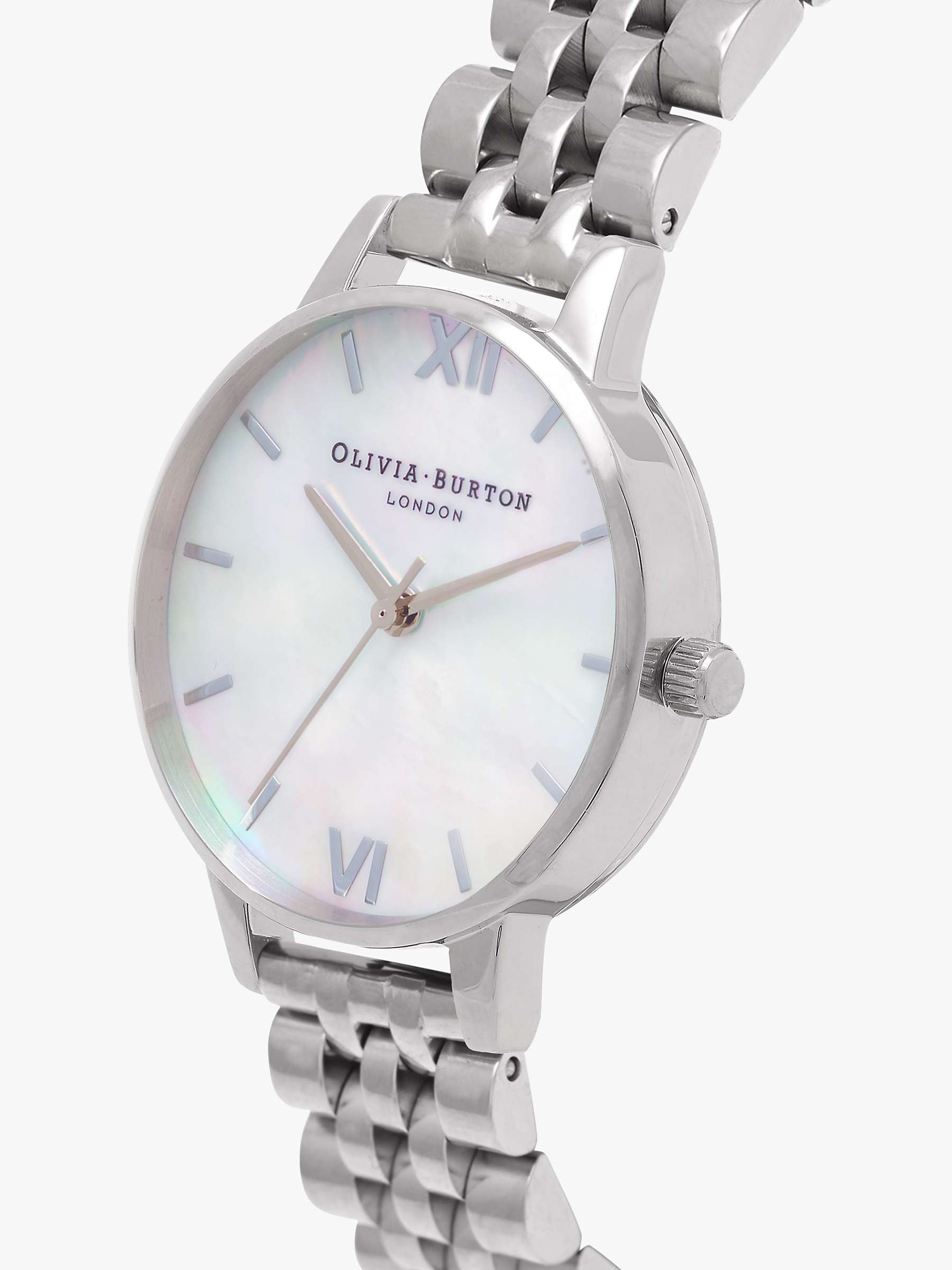 Buy Olivia Burton Women's Mother of Pearl Dial Bracelet Strap Watch Online at johnlewis.com