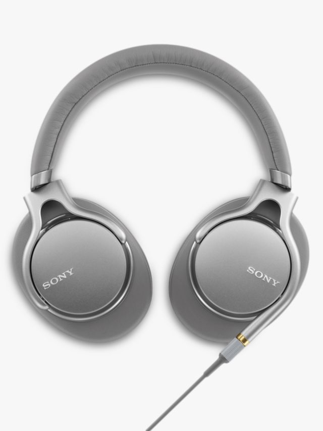 Sony MDR-1AM2 Over-Ear Headphones with Mic/Remote, Silver