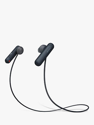 Sony WI-SP500 Bluetooth NFC Splash Resistant Wireless Sports In-Ear Headphones with Mic/Remote