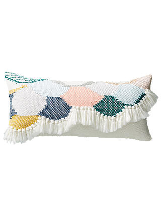 Anthropologie Lindsay Campbell Cushion, Ivory